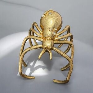 NWOT. Zara Special Collection Golden Metal Spider-Shaped Cuff